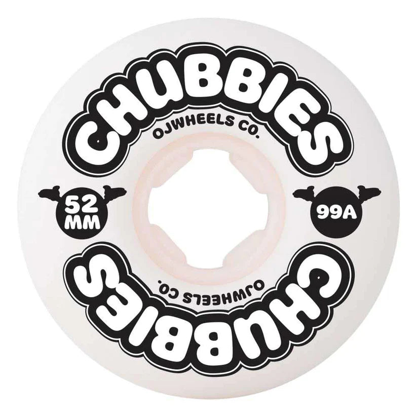 OJ Wheels - Chubbies 99a White - 54mm