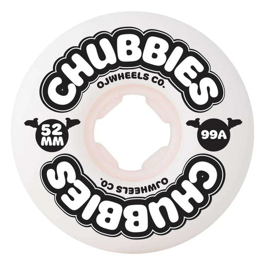 OJ Wheels - Chubbies 99a White - 54mm