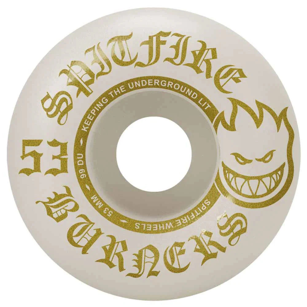 Spitfire - 99DU Burner White/Gold - 53mm