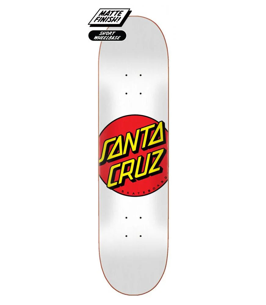 Santa Cruz - Classic Dot White - 8.0