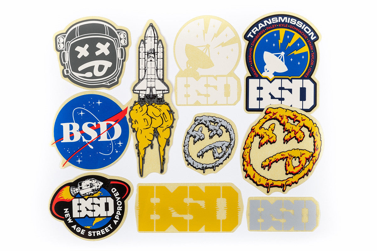 BSD ASSORTED STICKER PACKS