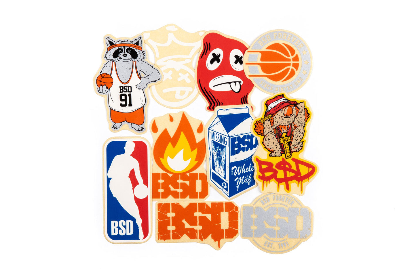 BSD ASSORTED STICKER PACKS