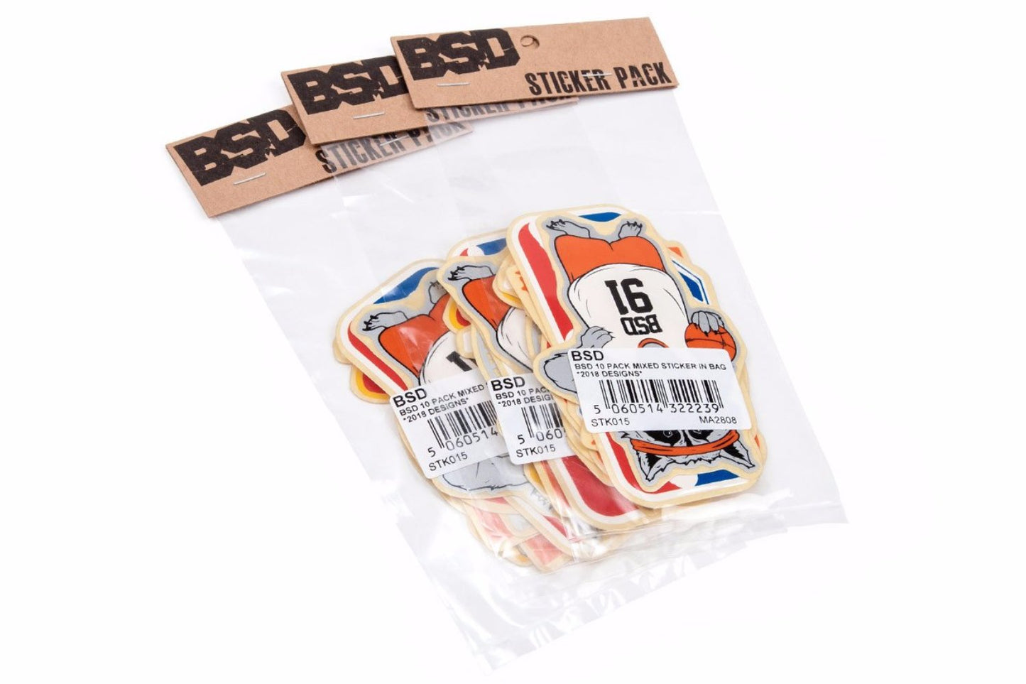 BSD ASSORTED STICKER PACKS