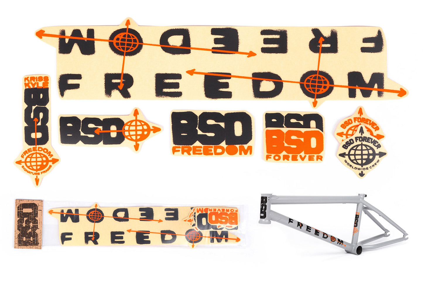 BSD FRAME STICKER PACKS