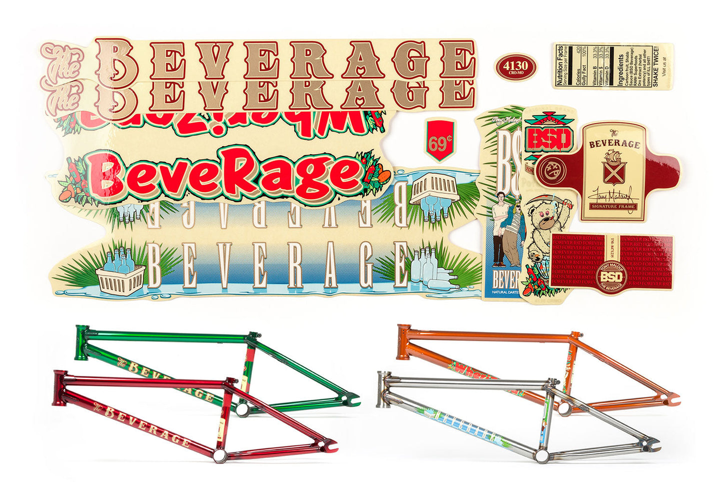 BSD FRAME STICKER PACKS