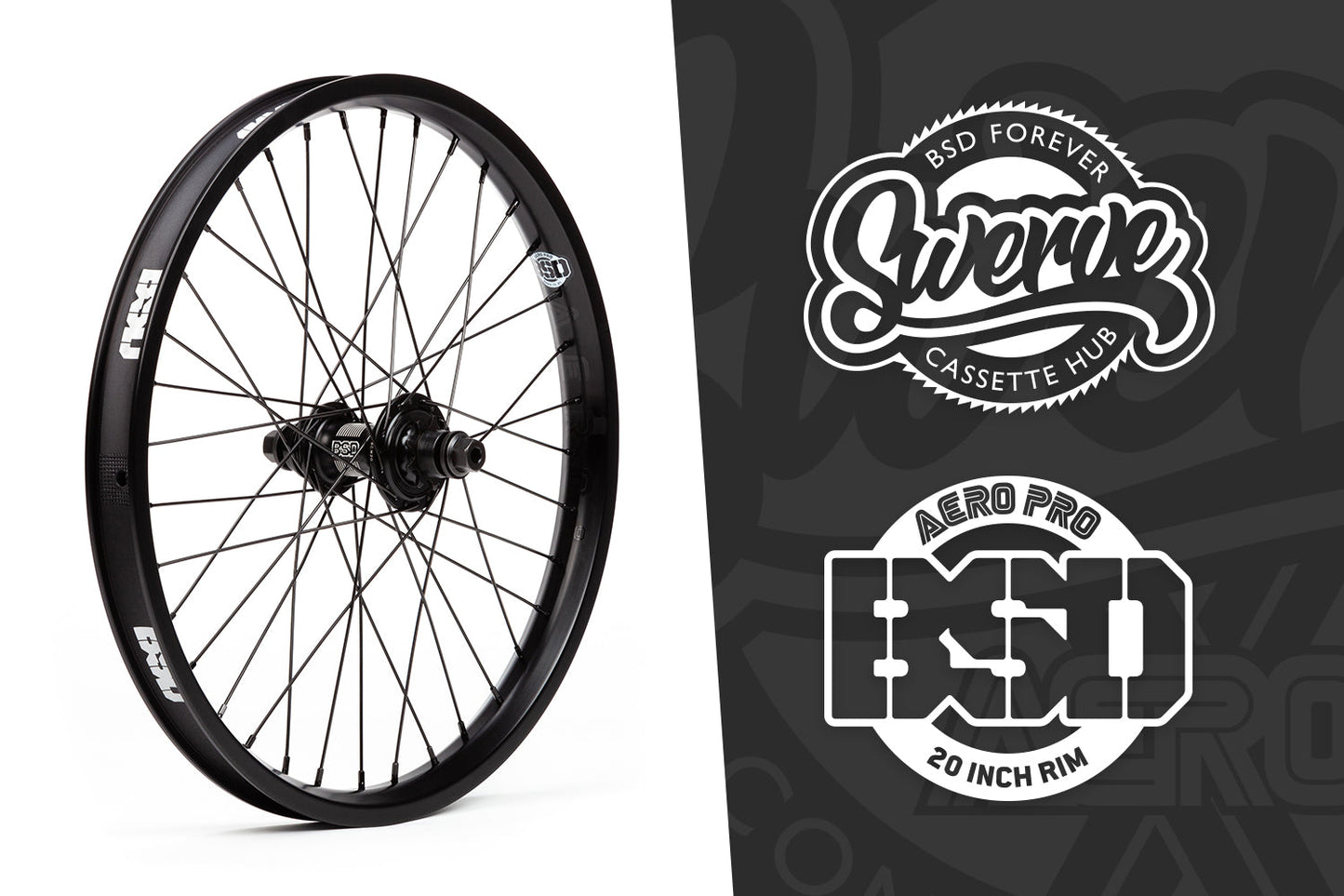 BSD SWERVE X AERO PRO REAR WHEEL