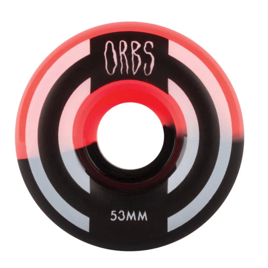 Orbs Wheels - Apparitions Splits 99A Coral/Black - 53mm