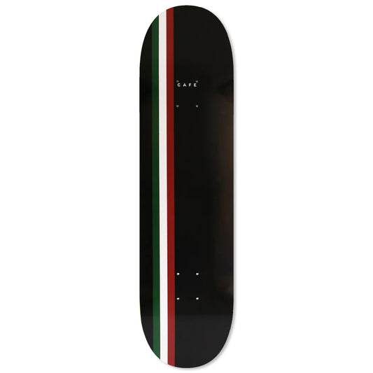 Skateboard Cafe - Stripe Black/Green/Red - 8.25