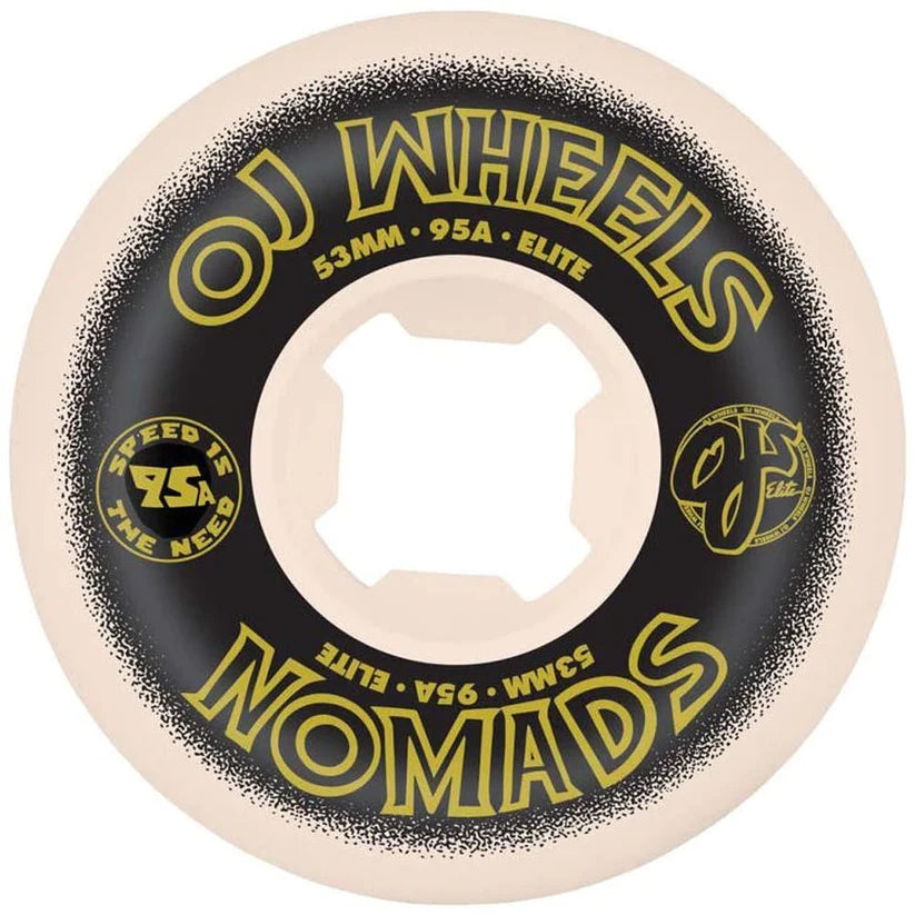 OJ Wheels - Nomads 95a White - 57mm