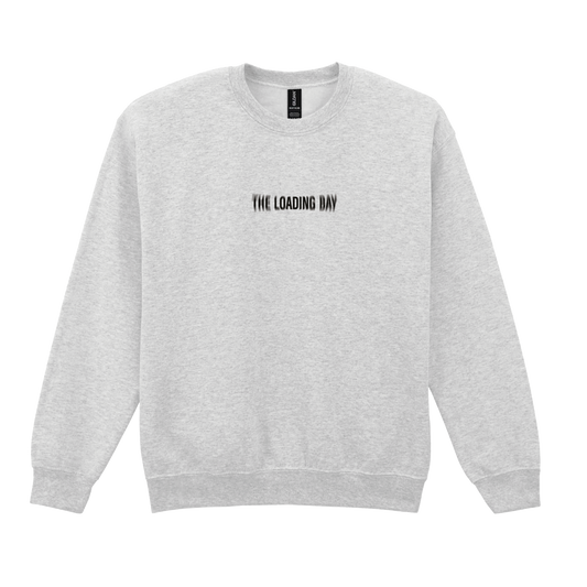 1. TLB Grey Blurred Logo Sweater