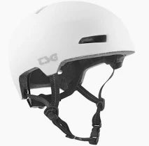 TSG Helmet - Status Solid Colour Satin White